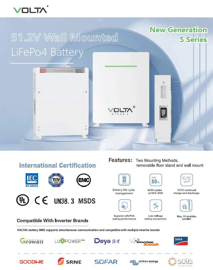 VOLTA Stage 1 Li-Ion 5.12KwH New Generation with Wi-Fi 3 VOLTA Stage 1 Li-Ion 5.12KwH New Generation with Wi-Fi - Image 3