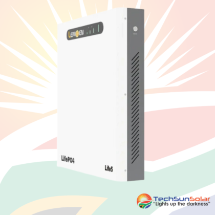TechSun Solar Lemoen Slim-Line Wall Mount Wall Mount 5.12KwH Lithium-Ion
